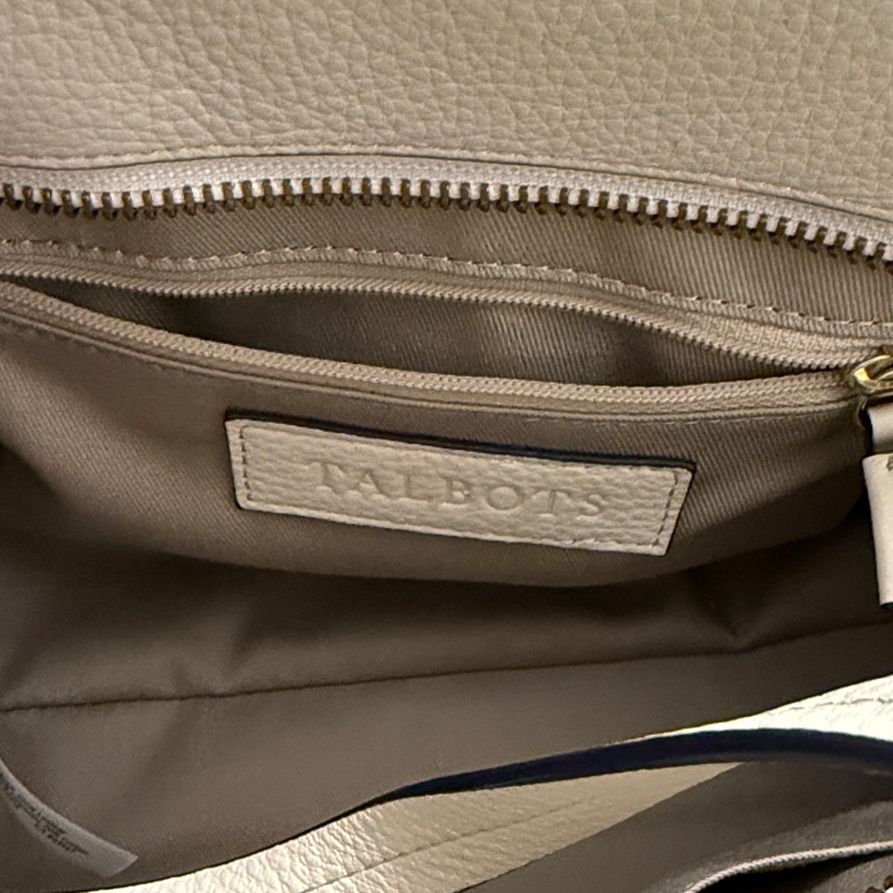 Talbots Cream Shoulder Bag - Picture 2 of 7
